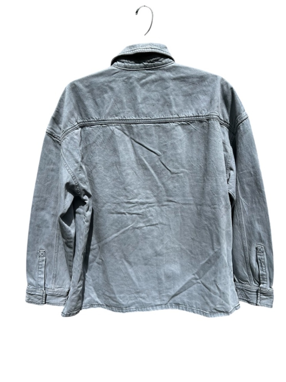 🌻NEW Hudson Jeans x Brandon Williams “Jeff” workwear shirt jacket "shacket" sz L - Picture 7 of 9